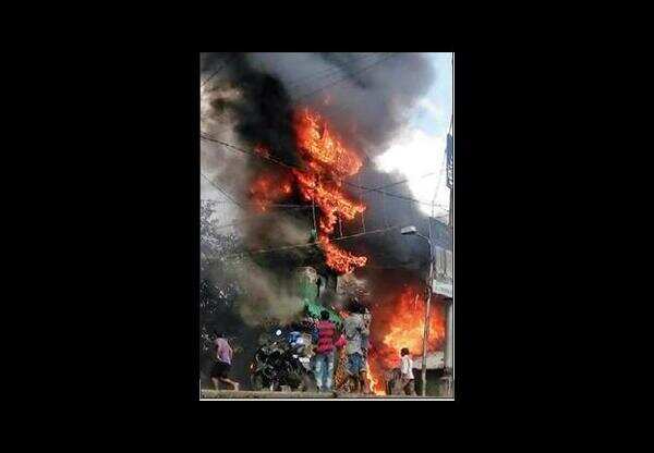 Illegal fuel godown fire chars 3 to death