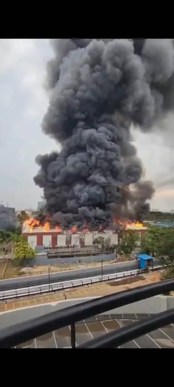 Fire breaks out at IT campus in Sholinganallur