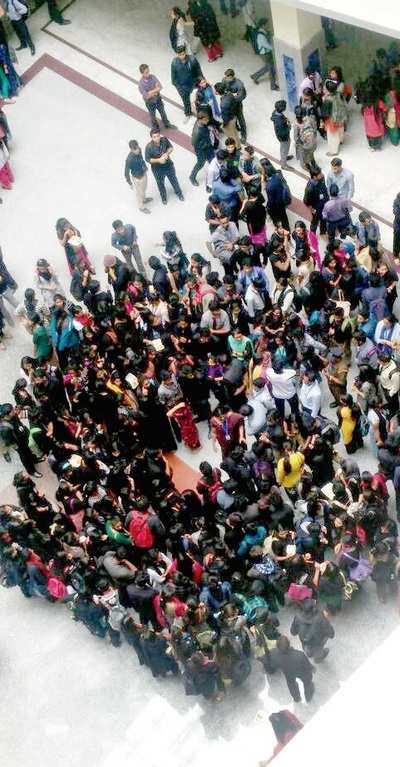 Freedom Of Dress | Students silently up the ante at Christ University