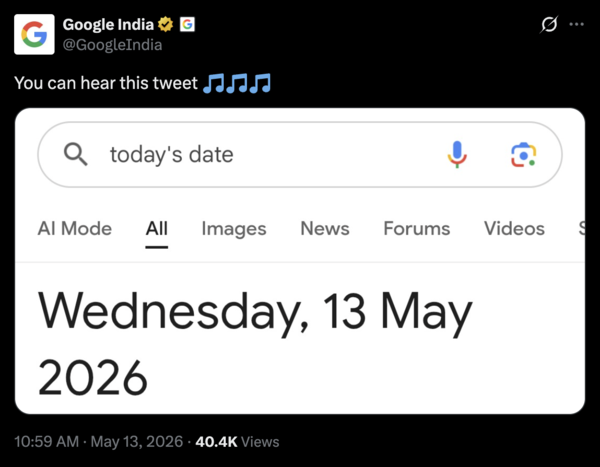 ‘You can hear this tweet’: Google India joins viral ‘Main Tera’ trend