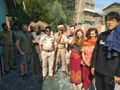 Six foreign tourists mistaken as braid choppers rescued by the J&K Police