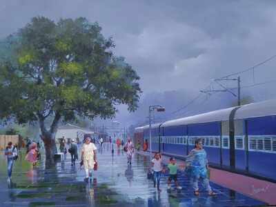 PM Modi's painting by Nagpur-based artist fetches Rs 5 lakh at auction