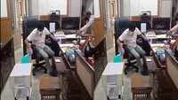 Robot used for storing, ferrying and sterilising files in Meerut Cantt office 