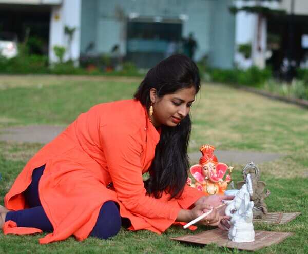 Indoreans opt for home-made eco-friendly Ganeshas