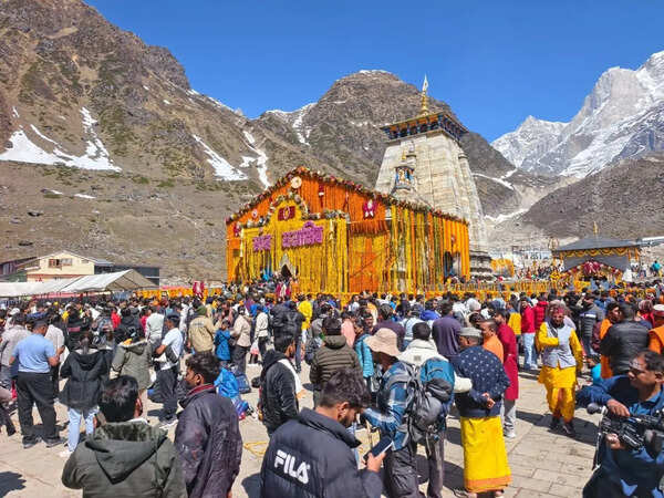 Thousands flock in as Kedarnath portals open for pilgrims with grand ceremony