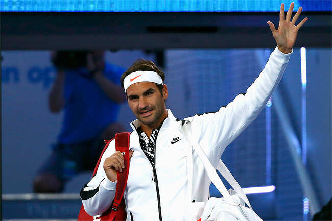 Fishing too boring for stylish Federer