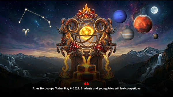 Aries Horoscope Today, May 6, 2026: Students and young Aries will feel competitive
