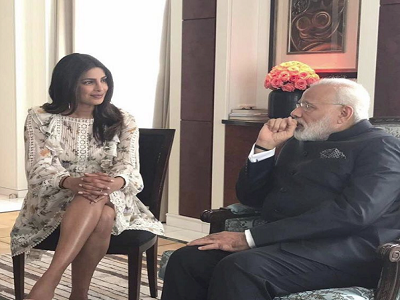 Baywatch actress Priyanka Chopra meets PM Narendra Modi in Berlin