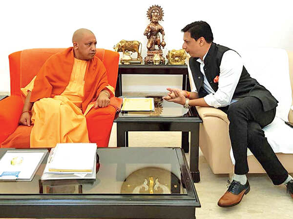 Filmmaker Madhur Bhandarkar meets UP CM Yogi Adityanath