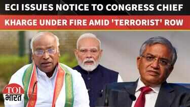 EC Issues Notice To Kharge Over “Terrorist” Remark On PM Modi After BJP Complaint