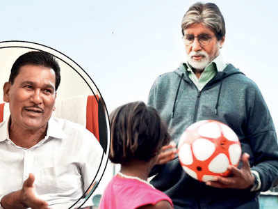 Amitabh Bachchan takes to the field for a character inspired by Vijay Barse in Jhund