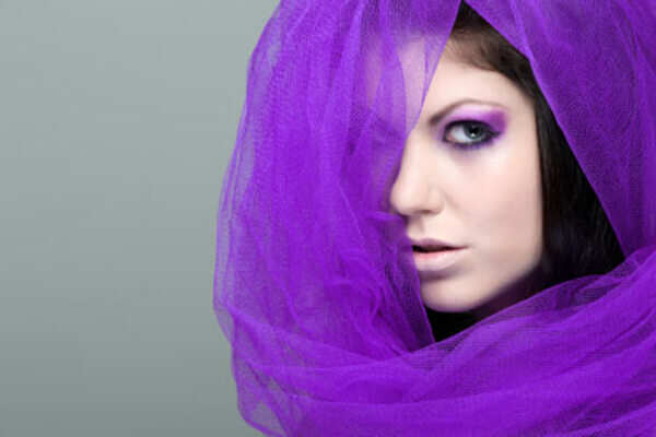 Deep purple is the colour, say fashion gods