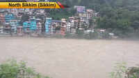Over 250 tourists stranded at Zima of North Sikkim due to cloudburst, flood alert issued 