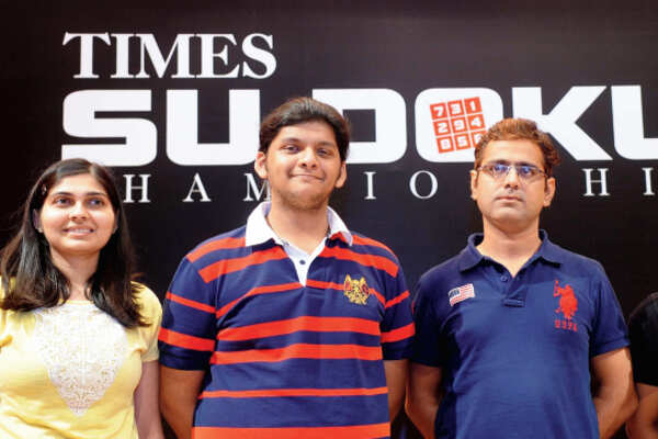 Su-doku enthusiasts turned up at Times Su-doku Championship in Delhi