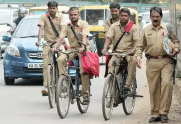 Postmen shift gears as bicycles reach end of the road