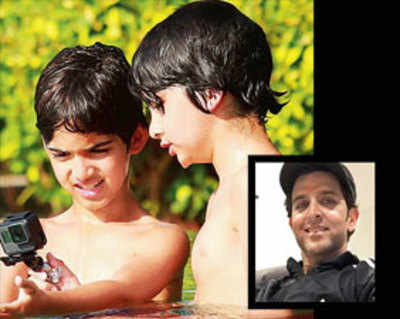 MIRROR LIGHTS: Hrithik Roshan's a social media-savvy dad