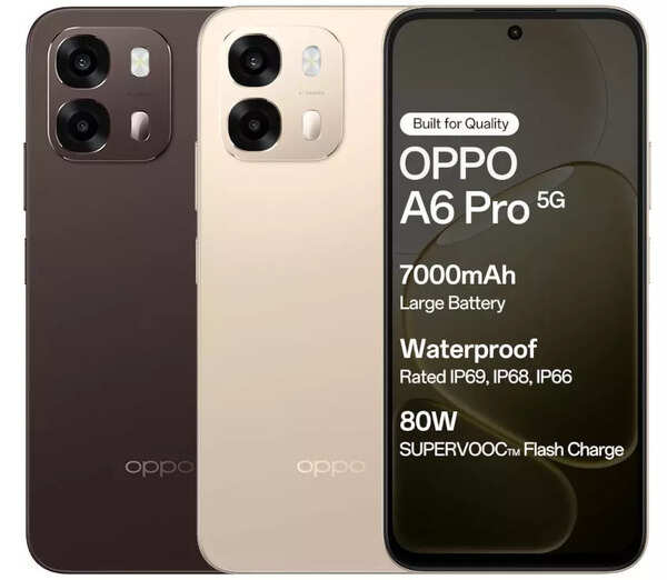 Oppo A6 Pro with 50MP camera, 7000 mAh battery launched: Price, specs and more