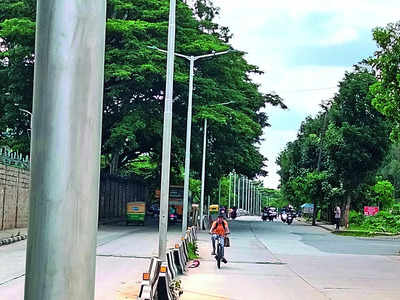 Suranjan Das road lights up after 8 years