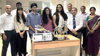 Karnataka: MIT students design a panipuri dispensing machine