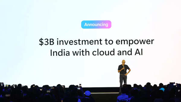 Microsoft CEO Satya Nadella announces $3 billion investment in India, company to train 10 million on AI skills