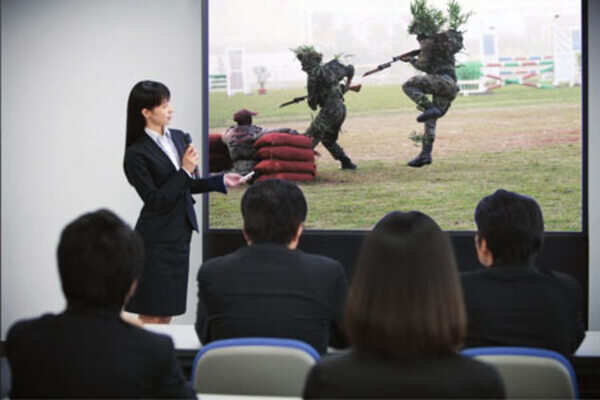 Military-style training at work?