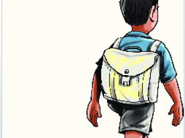 In this Kangra village, primary school kids sit and study in the open