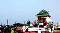 Tallapaka annamacharya birth anniversary: Priests perform Panchamruta abhishekam pooja in Visakhapatnam 
