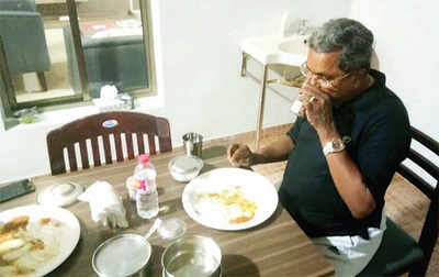 Karnataka: This time in Dharmasthala, Siddu is strictly off fish diet