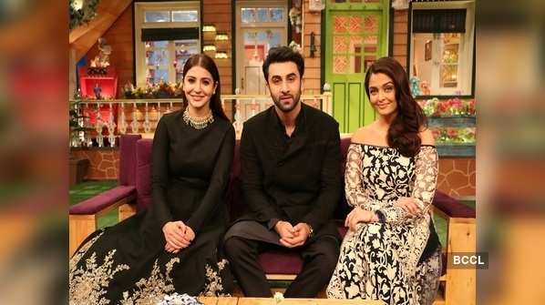 Aishwarya Rai, Anushka Sharma and Ranbir Kapoor raise the hotness quotient on Kapil Sharma's show