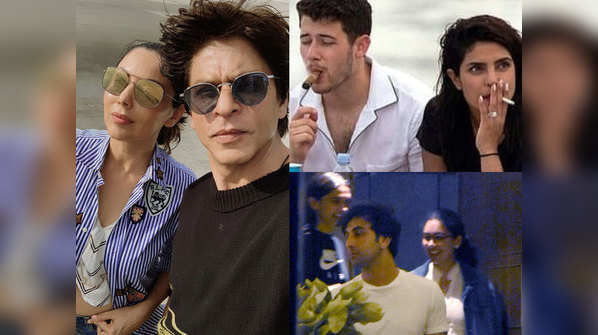 Viral photos of the week: Priyanka Chopra clicked smoking, Shah Rukh Khan's family getaway and more