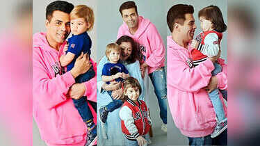 Cutest clicks of Karan Johar's twins Yash and Roohi