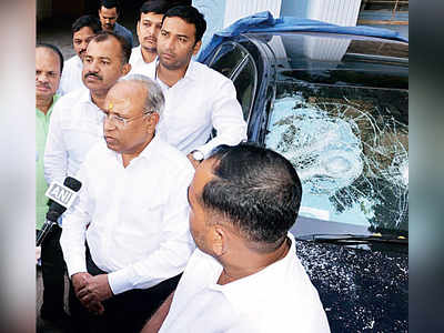 Sai Sansthan chief’s car smashed for donation to CM’s fund