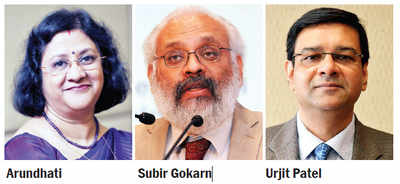 Bhattacharya, Gokarn, Urjit in race for RBI chief