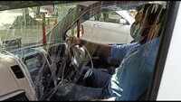Chandigarh: Cab drivers finds unique way to ensure social distancing 