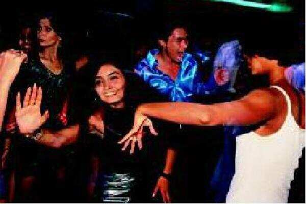 Partying with friends while rooting for Team India