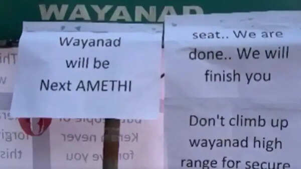 Posters targeting Rahul Gandhi, Priyanka Vadra, Mallikarjun Kharge found in Wayanad; police register case