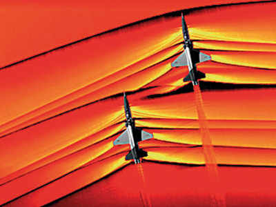 NASA captures images of supersonic shockwaves colliding in flight
