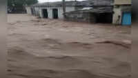 Flash flood submerges houses of Vikarabad villages in Telangana 