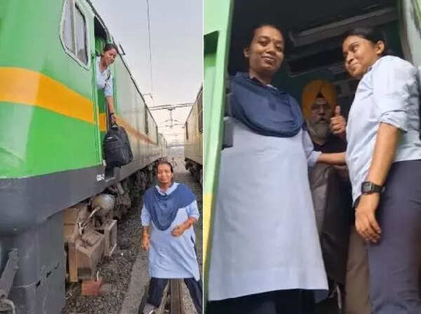 Breaking barriers: Sandhya Shah is the first woman promoted as train loco pilot in Ferozepur Division