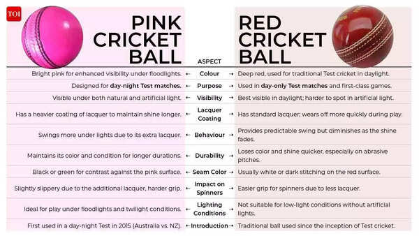 pink ball day night test cricket match