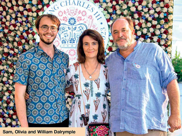Sam, Olivia and William Dalrymple
