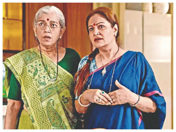 With Ratna Pathak Shah in Happy Family: Conditions Apply