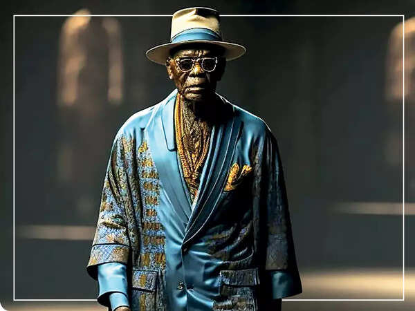 AI-creator Malik Afegbua was one of the firsts to use extended reality (XR) visuals to create a senior citizen fashion show with maximalist designs