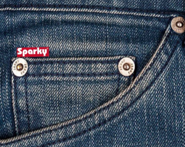 Aggregate 79+ sparky jeans logo