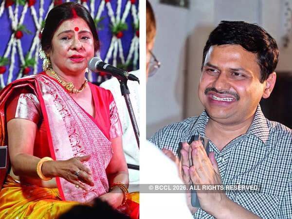 (L) Malini Awasthi (R) Kaushal Raj Sharma