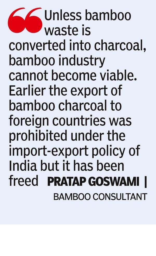 State govt fails to amend rules to boost bamboo charcoal units