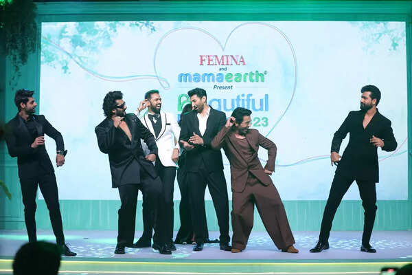 Arjun Kapoor, Varun Dhawan, Aditya Roy Kapoor, Rajkummar Rao & Vicky Kaushal set the floor on fire with their dance moves during Femina & Mamaearth Present Beautiful Indians 2023.