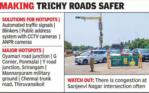 Accident hotspots in Trichy