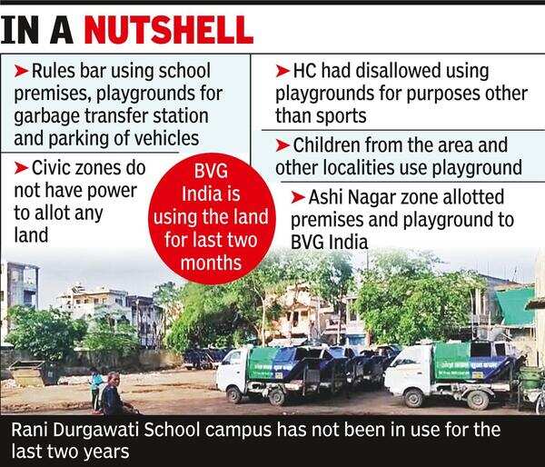 NMC gives school land for garbage transfer, parking