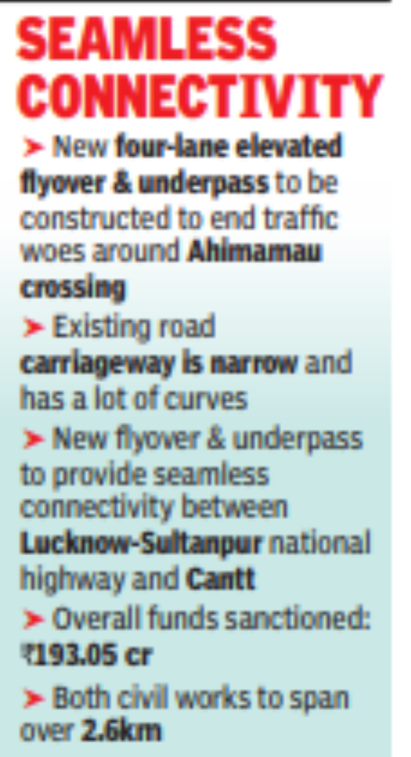 4-lane Flyover To Connect Cantt With Sultanpur Highway Soon | Lucknow ...